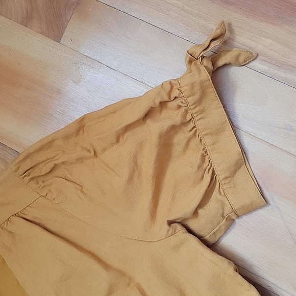 Gap linen cotton mustard dress size 10 - Picture 7 of 8